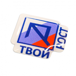 Наклейка полимерная, фигурная