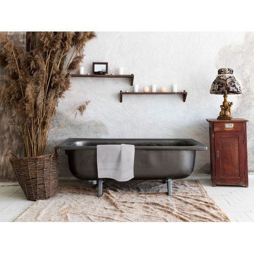 Полотенце Molan, большое, светло-серое