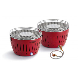 Гриль Lotus Grill Classic Hybrid, красный