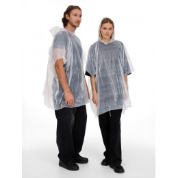 Дождевик в круглом футляре Nimbus, черный