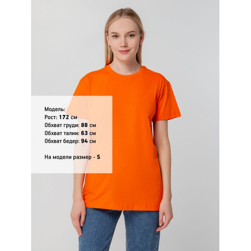 Футболка унисекс T-bolka 140, оранжевая