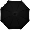 Зонт наоборот складной Futurum со светоотражающим кантом, черный