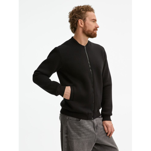 Бомбер унисекс Estado, черный