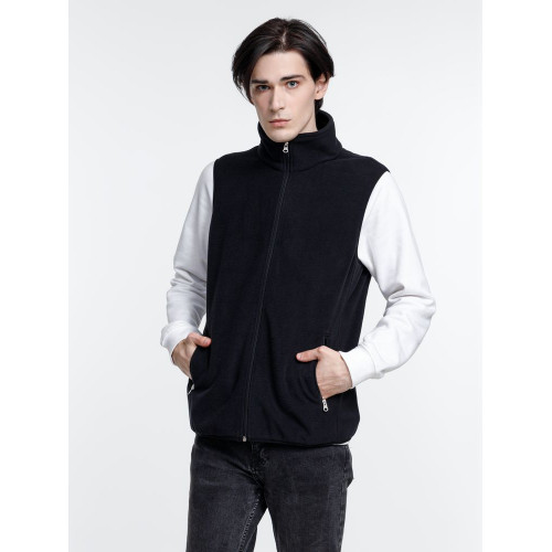 Жилет флисовый унисекс Nesse, черный