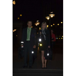 Пешеходный светоотражатель «Сердце», красный