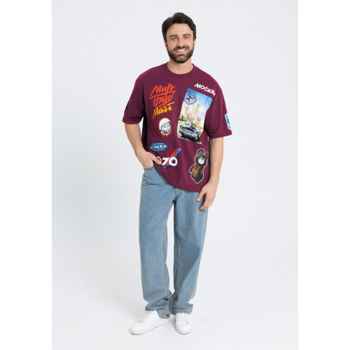 Футболка оверсайз STAN хлопок 240, 56_CCCР