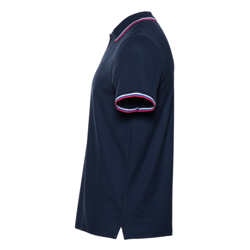 Рубашка поло мужская STAN триколор хлопок/полиэстер 185, 04RUS